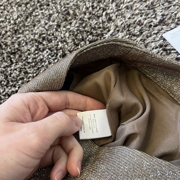 SLA The Label Bronze Santorini Trouser and Bronze Astrid Bralette Shimmer 2/XXS - Picture 4 of 9